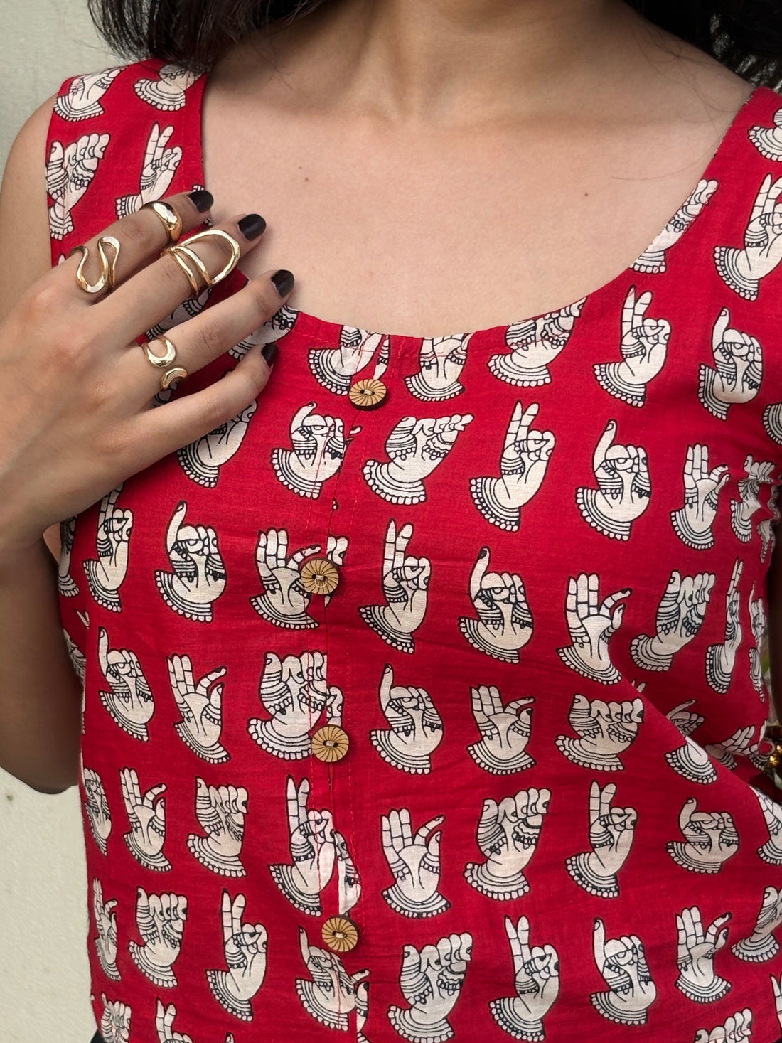 Angaar - Crop shirt