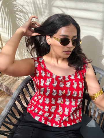 Angaar - Crop shirt