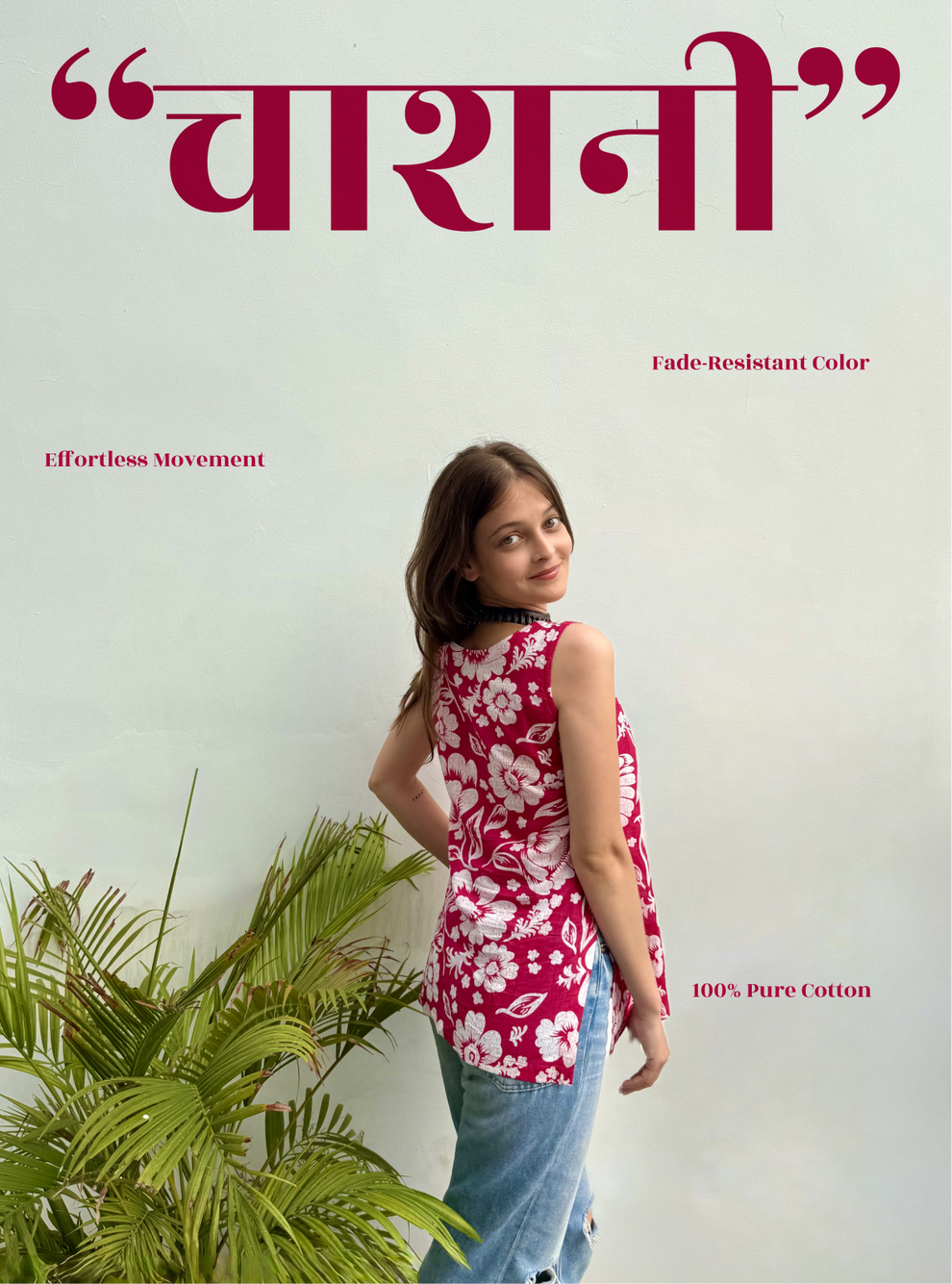 Chasni Boat Neck Short Kurti by Evara