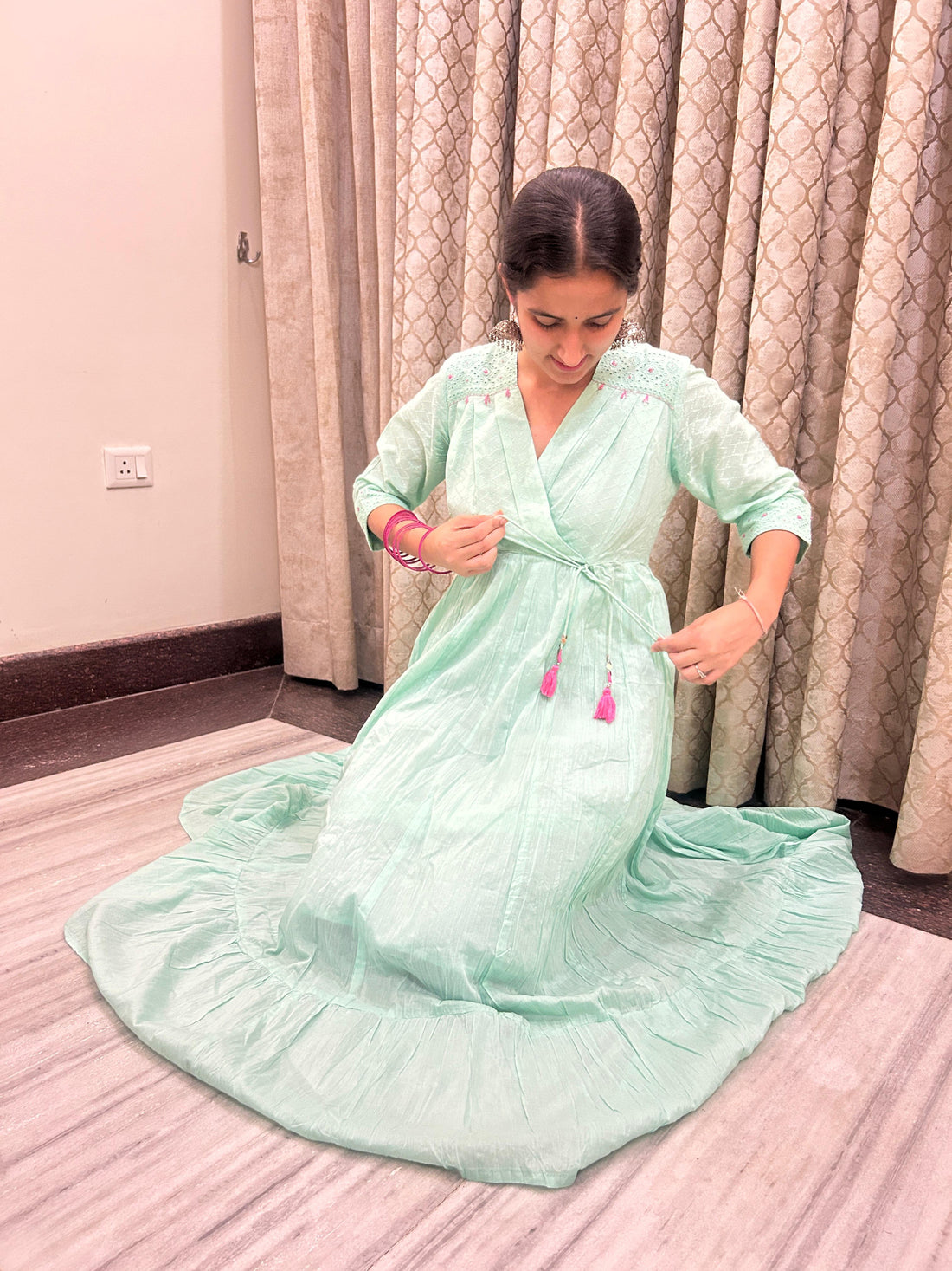 Gulnoor Mint Anarkali
