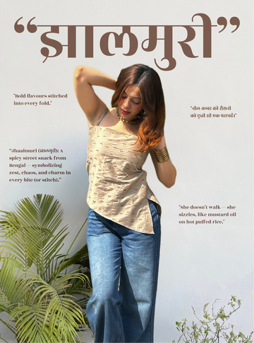 Jhaalmuri Short Kurti by Evara