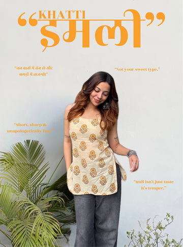 Khatti Imli Short Kurti by Evara