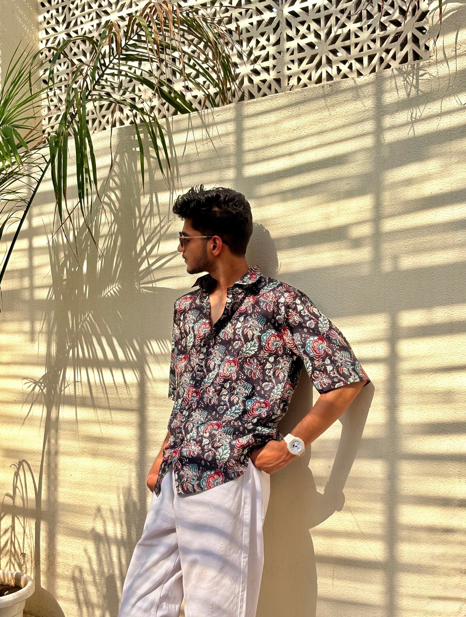 Mehfil Oversize Half Sleeves Shirt
