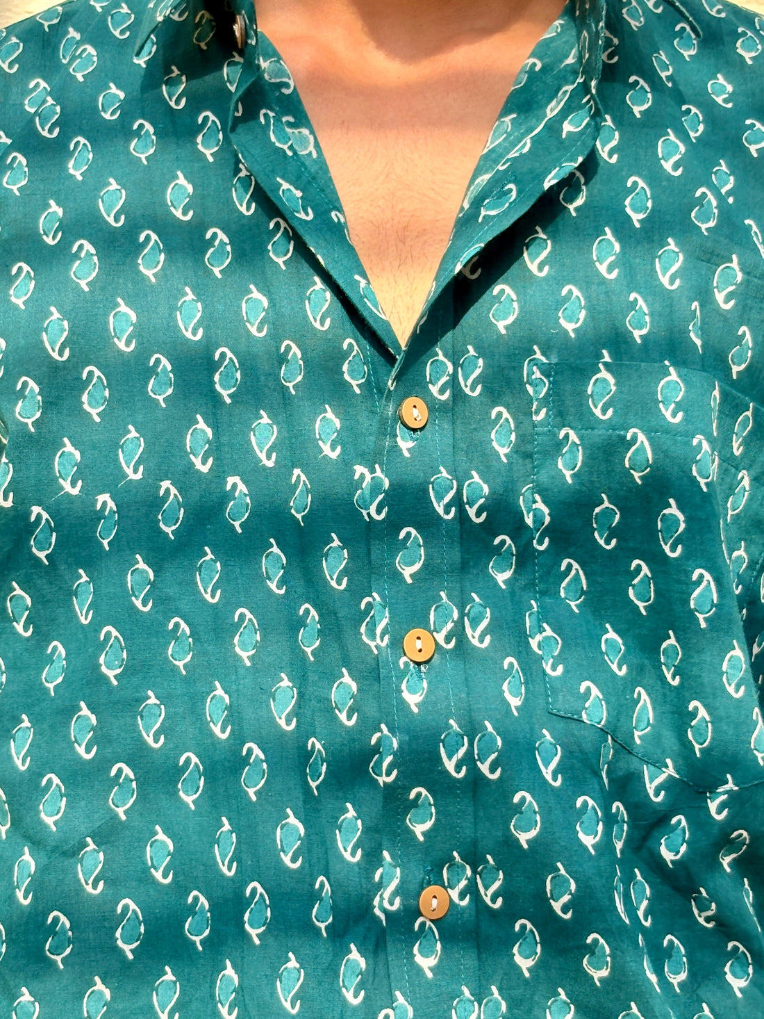 The Mayur Green Shirt
